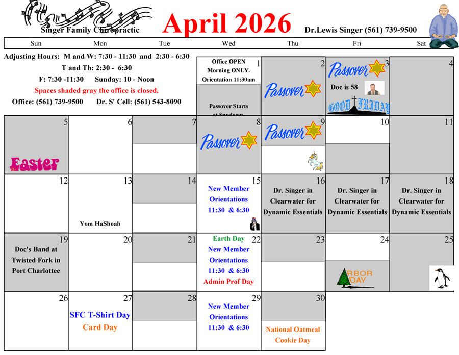 April 2026 Calendar